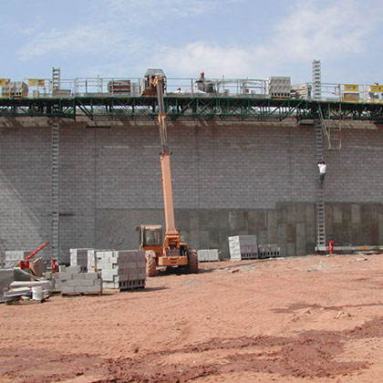 Commercial Construction Scaffolding For New Construction