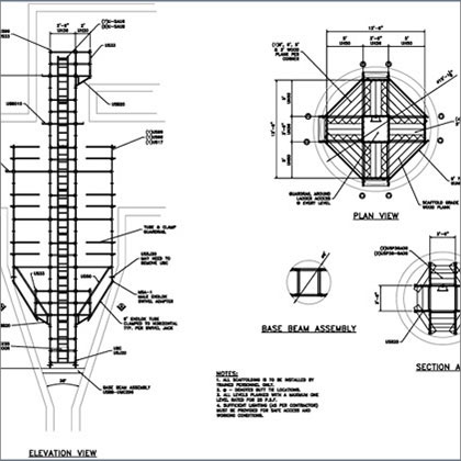 Industrial Maintenance CAD Drawing