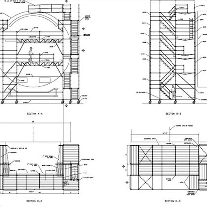 Military Scaffold CAD Supplier