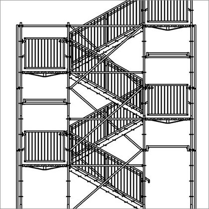 Public Access Stairs CAD