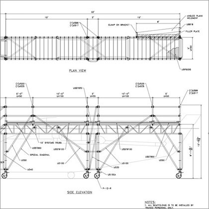 Scaffold Engineering CAD Us Military