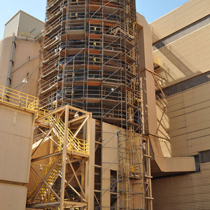 Scaffold For Industrial Construction