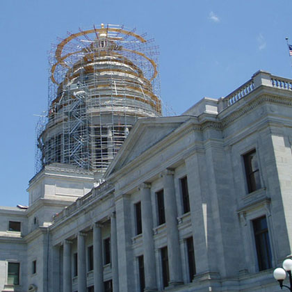 Scaffolding For Us Government Capitol Buildings